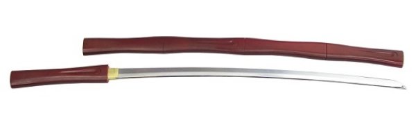 画像1: 尾形刀剣 日本刀 OG-49 竹茶塗 大刀 (1)