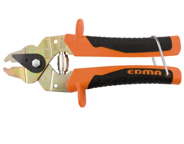 画像1: 手動工具 EDMA エドマ フェンス工具 ベビーグラフ 0406 リング留め ペンチ 補修 メンテナンス ツール (1)