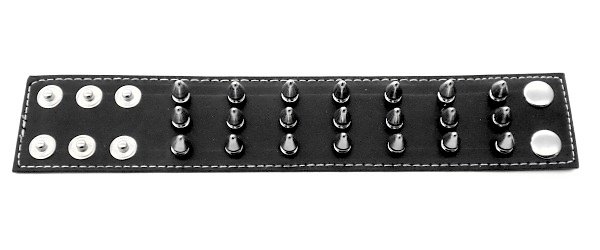 画像2: TRIO Trio Cutlery トリオカトラリー LR0006 スパイク 鋲 ブレスレット パンク アクセサリー バングル 鋲 スタッズ (2)