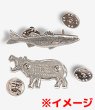 画像2: コレクションピン ターキー 308P ハンドペイント シチメンチョウ 七面鳥 ピンズ バッチ スズ ピューター ピンバッジ【ゆうパケット発送可】 (2)