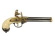 画像1: DENIX デニックス 1016/L 3バレル付 フリントロック ゴールド レプリカ 銃 (1)
