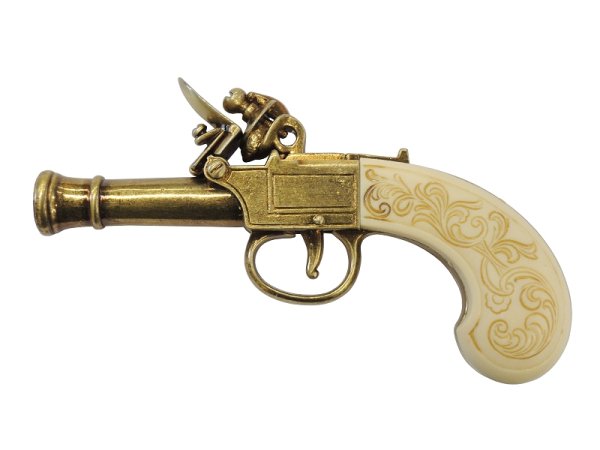 画像2: DENIX デニックス 237/L フリントロック ロンドン ゴールド 18世紀 レプリカ 銃 (2)