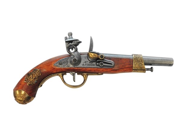 画像1: DENIX デニックス 1063 ナポレオン ピストル フランス 1806年 レプリカ 銃 (1)