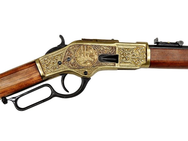画像5: DENIX デニックス 1253/L ウィンチェスター M73 彫刻 レプリカ 銃 (5)