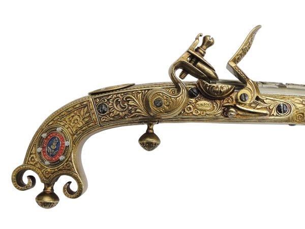 画像5: DENIX デニックス 1246 フリントロック スコットランド 1760年 レプリカ 銃 モデルガン (5)