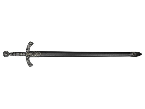 画像1: DENIX デニックス 4163/N ナイトテンプラー ソード ブラック 十字軍 模造刀 レプリカ 剣 刀 ロング 騎士テンプラー (1)