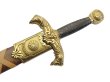 画像3: DENIX デニックス 4139/L アーサー王 ダガー ザ エクスキャリバー ゴールド 模造刀 レプリカ 剣 (3)