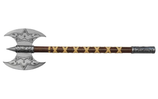 画像1: DENIX デニックス 614 ワルキリア バトルアックス グレー 模造刀 レプリカ 剣 刀 ソード AXE 斧 (1)