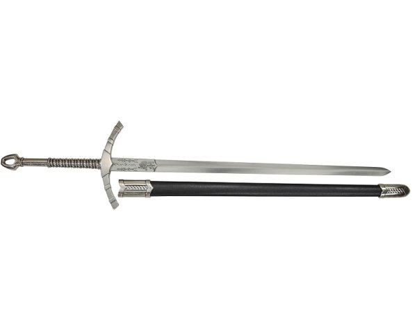 画像2: DENIX デニックス 4183/NQ メディーバル ソード シルバー 模造刀 レプリカ 剣 刀 ソード ロング (2)