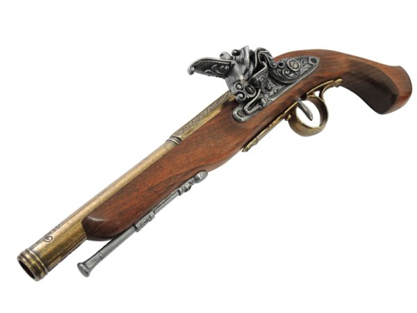 画像3: DENIX デニックス 1129/L フリントロック ゴールド 18世紀 左手用 レプリカ 銃 (3)