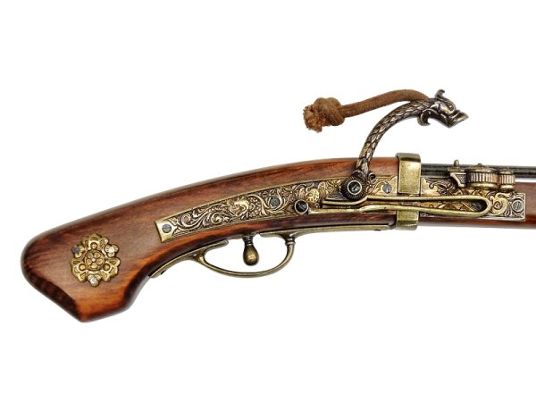 画像5: DENIX デニックス 1274 火縄銃 種子島 ポルトガル 伝来モデル 模造 レプリカ 銃 (5)