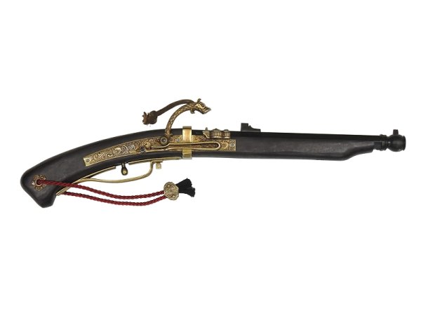 画像1: DENIX デニックス 1273/N 火縄銃 種子島 ブラック ポルトガル 伝来モデル 模造 レプリカ 銃 (1)