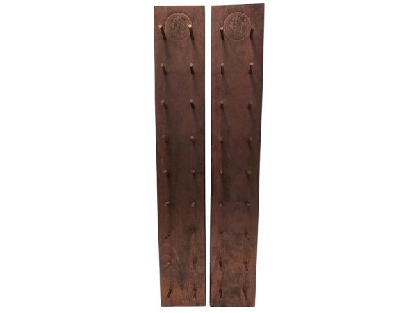 画像2: DENIX デニックス 9993 木製壁掛 104×17cm 2枚セット ディスプレイ 棚 ラック 木製 ウッド (2)