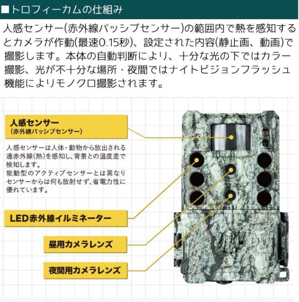 画像3: Bushnell 屋外型 センサーカメラ トロフィーカム 24MPプライム 約2400万画素 TROPHYCAM ブッシュネル トレイルカメラ (3)