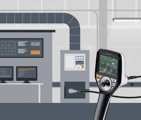 画像6: Laserliner ファイバースコープ 先端可動式 工業用内視鏡 ビデオインスペクター3D(2m) 4倍ズーム 完全防水 ケーブル (6)