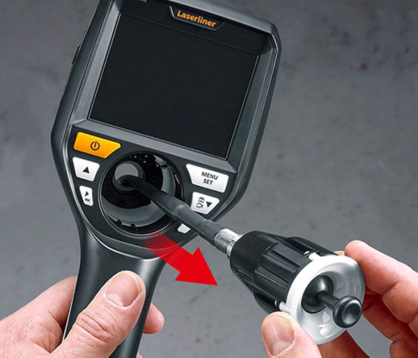 画像5: Laserliner ファイバースコープ 先端可動式 工業用内視鏡 ビデオインスペクター3D(2m) 4倍ズーム 完全防水 ケーブル (5)