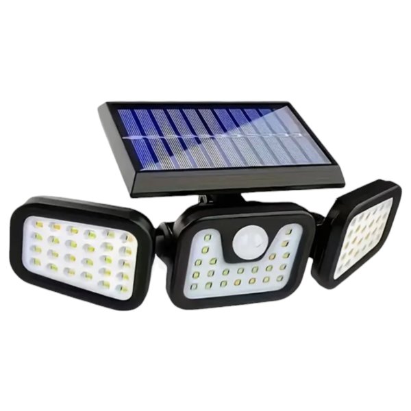 画像1: ソーラー　センサーライト　3連タイプ (1)