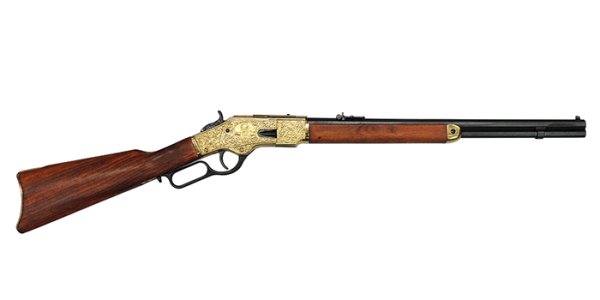 画像1: DENIX デニックス 5324 ウインチェスター M73 彫刻 99.6cm レプリカ 銃 コスプレ (1)
